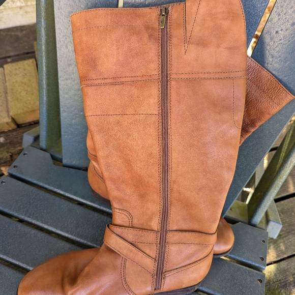 Marc Fisher Genuine Leather Oman Knee length boots wide calf style 11M - Picture 4 of 11